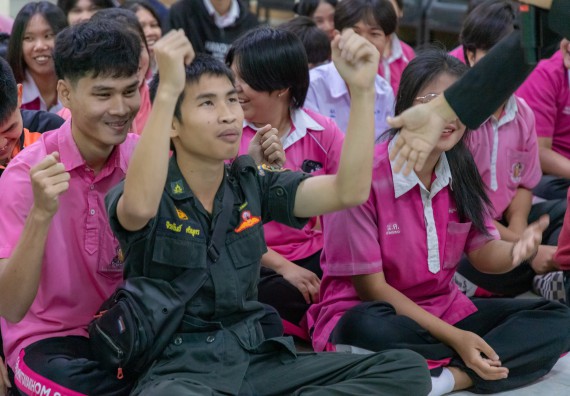 ภาพกิจกรรม  คณะวิทยาศาสตร์และเทคโนโลยี มหาวิทยาลัยราชภัฏกำแพงเพชร จัดกิจกรรมค่ายวิชาการเพื่อพัฒนากำลังคนด้านวิทยาศาสตร์และเทคโนโลยี ปีการศึกษา 2567  โรงเรียนนาบ่อคำวิทยาคม