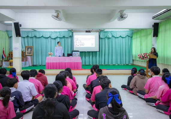 ภาพกิจกรรม  คณะวิทยาศาสตร์และเทคโนโลยี มหาวิทยาลัยราชภัฏกำแพงเพชร จัดกิจกรรมค่ายวิชาการเพื่อพัฒนากำลังคนด้านวิทยาศาสตร์และเทคโนโลยี ปีการศึกษา 2567  โรงเรียนนาบ่อคำวิทยาคม