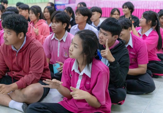 ภาพกิจกรรม  คณะวิทยาศาสตร์และเทคโนโลยี มหาวิทยาลัยราชภัฏกำแพงเพชร จัดกิจกรรมค่ายวิชาการเพื่อพัฒนากำลังคนด้านวิทยาศาสตร์และเทคโนโลยี ปีการศึกษา 2567  โรงเรียนนาบ่อคำวิทยาคม