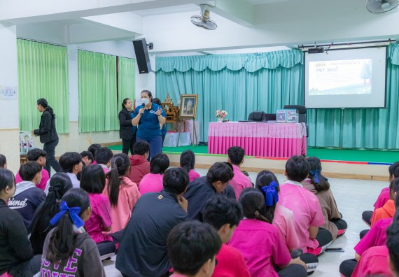 ภาพกิจกรรม  คณะวิทยาศาสตร์และเทคโนโลยี มหาวิทยาลัยราชภัฏกำแพงเพชร จัดกิจกรรมค่ายวิชาการเพื่อพัฒนากำลังคนด้านวิทยาศาสตร์และเทคโนโลยี ปีการศึกษา 2567  โรงเรียนนาบ่อคำวิทยาคม