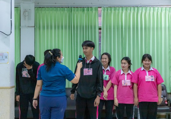 ภาพกิจกรรม  คณะวิทยาศาสตร์และเทคโนโลยี มหาวิทยาลัยราชภัฏกำแพงเพชร จัดกิจกรรมค่ายวิชาการเพื่อพัฒนากำลังคนด้านวิทยาศาสตร์และเทคโนโลยี ปีการศึกษา 2567  โรงเรียนนาบ่อคำวิทยาคม