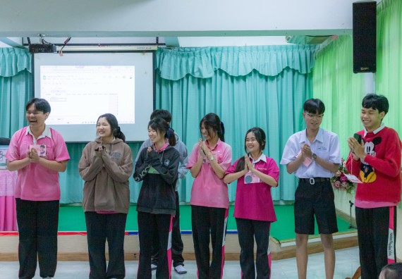 ภาพกิจกรรม  คณะวิทยาศาสตร์และเทคโนโลยี มหาวิทยาลัยราชภัฏกำแพงเพชร จัดกิจกรรมค่ายวิชาการเพื่อพัฒนากำลังคนด้านวิทยาศาสตร์และเทคโนโลยี ปีการศึกษา 2567  โรงเรียนนาบ่อคำวิทยาคม