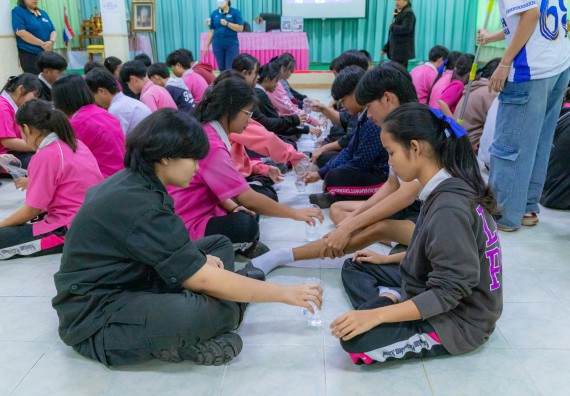 ภาพกิจกรรม  คณะวิทยาศาสตร์และเทคโนโลยี มหาวิทยาลัยราชภัฏกำแพงเพชร จัดกิจกรรมค่ายวิชาการเพื่อพัฒนากำลังคนด้านวิทยาศาสตร์และเทคโนโลยี ปีการศึกษา 2567  โรงเรียนนาบ่อคำวิทยาคม