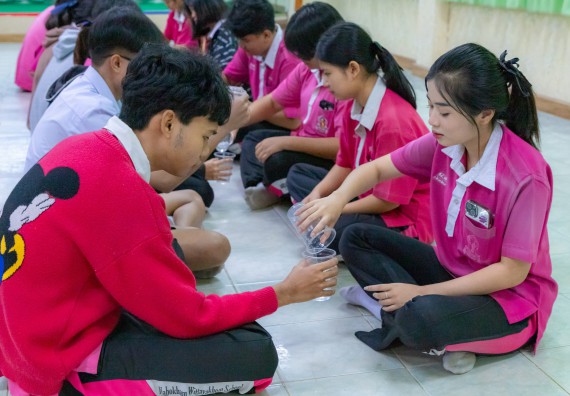 ภาพกิจกรรม  คณะวิทยาศาสตร์และเทคโนโลยี มหาวิทยาลัยราชภัฏกำแพงเพชร จัดกิจกรรมค่ายวิชาการเพื่อพัฒนากำลังคนด้านวิทยาศาสตร์และเทคโนโลยี ปีการศึกษา 2567  โรงเรียนนาบ่อคำวิทยาคม