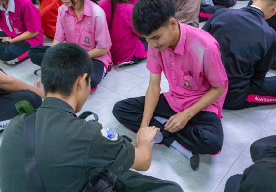 ภาพกิจกรรม  คณะวิทยาศาสตร์และเทคโนโลยี มหาวิทยาลัยราชภัฏกำแพงเพชร จัดกิจกรรมค่ายวิชาการเพื่อพัฒนากำลังคนด้านวิทยาศาสตร์และเทคโนโลยี ปีการศึกษา 2567  โรงเรียนนาบ่อคำวิทยาคม