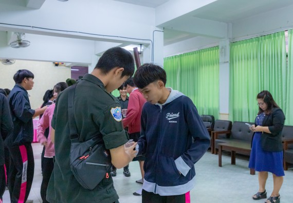 ภาพกิจกรรม  คณะวิทยาศาสตร์และเทคโนโลยี มหาวิทยาลัยราชภัฏกำแพงเพชร จัดกิจกรรมค่ายวิชาการเพื่อพัฒนากำลังคนด้านวิทยาศาสตร์และเทคโนโลยี ปีการศึกษา 2567  โรงเรียนนาบ่อคำวิทยาคม