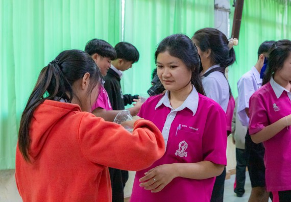 ภาพกิจกรรม  คณะวิทยาศาสตร์และเทคโนโลยี มหาวิทยาลัยราชภัฏกำแพงเพชร จัดกิจกรรมค่ายวิชาการเพื่อพัฒนากำลังคนด้านวิทยาศาสตร์และเทคโนโลยี ปีการศึกษา 2567  โรงเรียนนาบ่อคำวิทยาคม