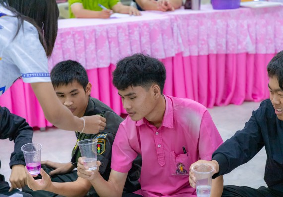 ภาพกิจกรรม  คณะวิทยาศาสตร์และเทคโนโลยี มหาวิทยาลัยราชภัฏกำแพงเพชร จัดกิจกรรมค่ายวิชาการเพื่อพัฒนากำลังคนด้านวิทยาศาสตร์และเทคโนโลยี ปีการศึกษา 2567  โรงเรียนนาบ่อคำวิทยาคม