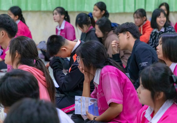 ภาพกิจกรรม  คณะวิทยาศาสตร์และเทคโนโลยี มหาวิทยาลัยราชภัฏกำแพงเพชร จัดกิจกรรมค่ายวิชาการเพื่อพัฒนากำลังคนด้านวิทยาศาสตร์และเทคโนโลยี ปีการศึกษา 2567  โรงเรียนนาบ่อคำวิทยาคม