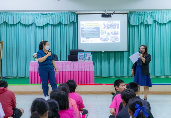 ภาพกิจกรรม  คณะวิทยาศาสตร์และเทคโนโลยี มหาวิทยาลัยราชภัฏกำแพงเพชร จัดกิจกรรมค่ายวิชาการเพื่อพัฒนากำลังคนด้านวิทยาศาสตร์และเทคโนโลยี ปีการศึกษา 2567  โรงเรียนนาบ่อคำวิทยาคม