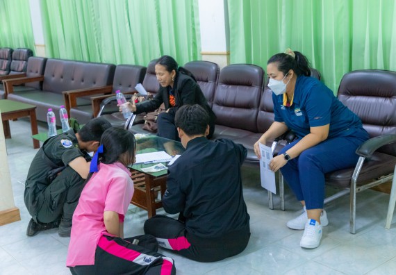 ภาพกิจกรรม  คณะวิทยาศาสตร์และเทคโนโลยี มหาวิทยาลัยราชภัฏกำแพงเพชร จัดกิจกรรมค่ายวิชาการเพื่อพัฒนากำลังคนด้านวิทยาศาสตร์และเทคโนโลยี ปีการศึกษา 2567  โรงเรียนนาบ่อคำวิทยาคม