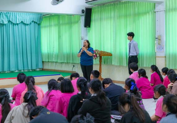 ภาพกิจกรรม  คณะวิทยาศาสตร์และเทคโนโลยี มหาวิทยาลัยราชภัฏกำแพงเพชร จัดกิจกรรมค่ายวิชาการเพื่อพัฒนากำลังคนด้านวิทยาศาสตร์และเทคโนโลยี ปีการศึกษา 2567  โรงเรียนนาบ่อคำวิทยาคม