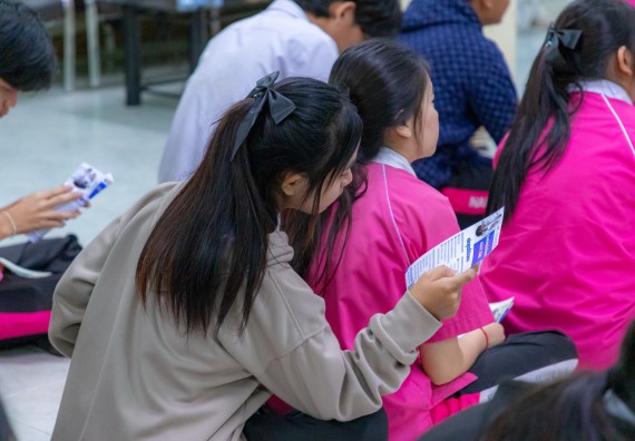 ภาพกิจกรรม  คณะวิทยาศาสตร์และเทคโนโลยี มหาวิทยาลัยราชภัฏกำแพงเพชร จัดกิจกรรมค่ายวิชาการเพื่อพัฒนากำลังคนด้านวิทยาศาสตร์และเทคโนโลยี ปีการศึกษา 2567  โรงเรียนนาบ่อคำวิทยาคม