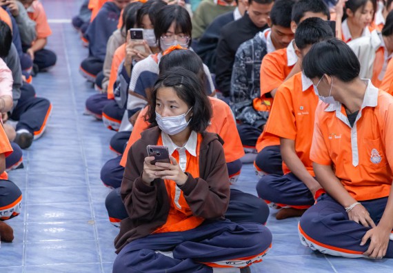 ภาพกิจกรรม  คณะวิทยาศาสตร์และเทคโนโลยี มหาวิทยาลัยราชภัฏกำแพงเพชร จัดกิจกรรมค่ายวิชาการเพื่อพัฒนากำลังคนด้านวิทยาศาสตร์และเทคโนโลยี ปีการศึกษา 2567 โรงเรียนปางศิลาทองศึกษา