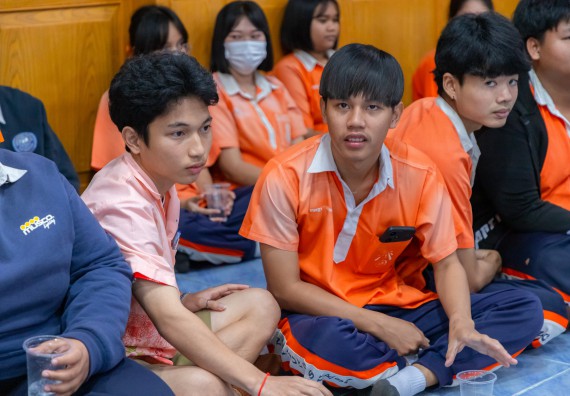 ภาพกิจกรรม  คณะวิทยาศาสตร์และเทคโนโลยี มหาวิทยาลัยราชภัฏกำแพงเพชร จัดกิจกรรมค่ายวิชาการเพื่อพัฒนากำลังคนด้านวิทยาศาสตร์และเทคโนโลยี ปีการศึกษา 2567 โรงเรียนปางศิลาทองศึกษา