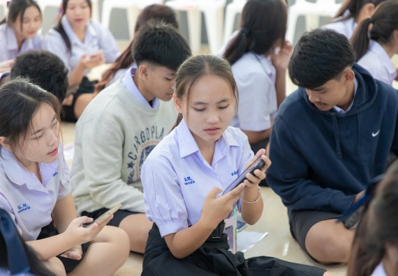 ภาพกิจกรรม  คณะวิทยาศาสตร์และเทคโนโลยี มหาวิทยาลัยราชภัฏกำแพงเพชร จัดกิจกรรมค่ายวิชาการเพื่อพัฒนากำลังคนด้านวิทยาศาสตร์และเทคโนโลยี ปีการศึกษา 2567  โรงเรียนหนองกองพิทยาคม