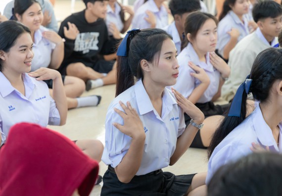 ภาพกิจกรรม  คณะวิทยาศาสตร์และเทคโนโลยี มหาวิทยาลัยราชภัฏกำแพงเพชร จัดกิจกรรมค่ายวิชาการเพื่อพัฒนากำลังคนด้านวิทยาศาสตร์และเทคโนโลยี ปีการศึกษา 2567  โรงเรียนหนองกองพิทยาคม