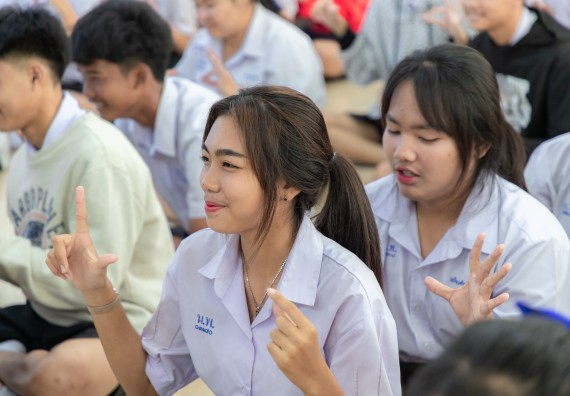 ภาพกิจกรรม  คณะวิทยาศาสตร์และเทคโนโลยี มหาวิทยาลัยราชภัฏกำแพงเพชร จัดกิจกรรมค่ายวิชาการเพื่อพัฒนากำลังคนด้านวิทยาศาสตร์และเทคโนโลยี ปีการศึกษา 2567  โรงเรียนหนองกองพิทยาคม