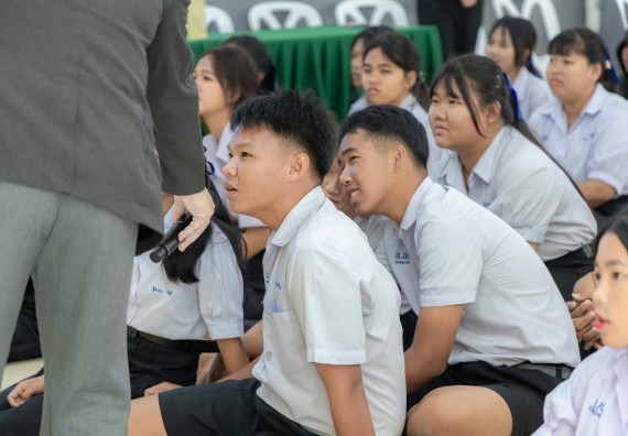 ภาพกิจกรรม  คณะวิทยาศาสตร์และเทคโนโลยี มหาวิทยาลัยราชภัฏกำแพงเพชร จัดกิจกรรมค่ายวิชาการเพื่อพัฒนากำลังคนด้านวิทยาศาสตร์และเทคโนโลยี ปีการศึกษา 2567  โรงเรียนหนองกองพิทยาคม