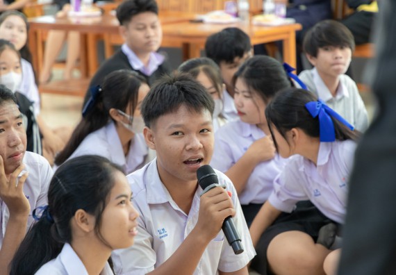 ภาพกิจกรรม  คณะวิทยาศาสตร์และเทคโนโลยี มหาวิทยาลัยราชภัฏกำแพงเพชร จัดกิจกรรมค่ายวิชาการเพื่อพัฒนากำลังคนด้านวิทยาศาสตร์และเทคโนโลยี ปีการศึกษา 2567  โรงเรียนหนองกองพิทยาคม