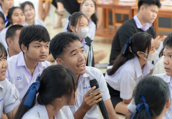 ภาพกิจกรรม  คณะวิทยาศาสตร์และเทคโนโลยี มหาวิทยาลัยราชภัฏกำแพงเพชร จัดกิจกรรมค่ายวิชาการเพื่อพัฒนากำลังคนด้านวิทยาศาสตร์และเทคโนโลยี ปีการศึกษา 2567  โรงเรียนหนองกองพิทยาคม