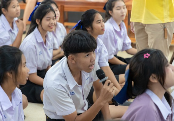 ภาพกิจกรรม  คณะวิทยาศาสตร์และเทคโนโลยี มหาวิทยาลัยราชภัฏกำแพงเพชร จัดกิจกรรมค่ายวิชาการเพื่อพัฒนากำลังคนด้านวิทยาศาสตร์และเทคโนโลยี ปีการศึกษา 2567  โรงเรียนหนองกองพิทยาคม