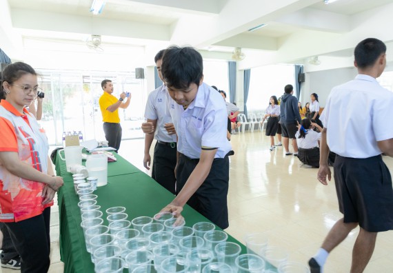 ภาพกิจกรรม  คณะวิทยาศาสตร์และเทคโนโลยี มหาวิทยาลัยราชภัฏกำแพงเพชร จัดกิจกรรมค่ายวิชาการเพื่อพัฒนากำลังคนด้านวิทยาศาสตร์และเทคโนโลยี ปีการศึกษา 2567  โรงเรียนหนองกองพิทยาคม