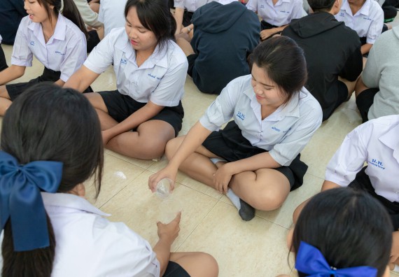 ภาพกิจกรรม  คณะวิทยาศาสตร์และเทคโนโลยี มหาวิทยาลัยราชภัฏกำแพงเพชร จัดกิจกรรมค่ายวิชาการเพื่อพัฒนากำลังคนด้านวิทยาศาสตร์และเทคโนโลยี ปีการศึกษา 2567  โรงเรียนหนองกองพิทยาคม