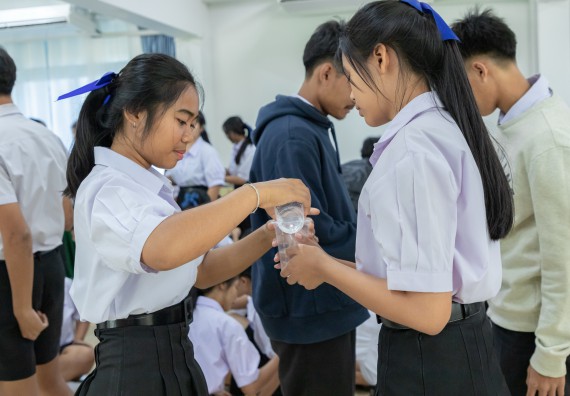 ภาพกิจกรรม  คณะวิทยาศาสตร์และเทคโนโลยี มหาวิทยาลัยราชภัฏกำแพงเพชร จัดกิจกรรมค่ายวิชาการเพื่อพัฒนากำลังคนด้านวิทยาศาสตร์และเทคโนโลยี ปีการศึกษา 2567  โรงเรียนหนองกองพิทยาคม