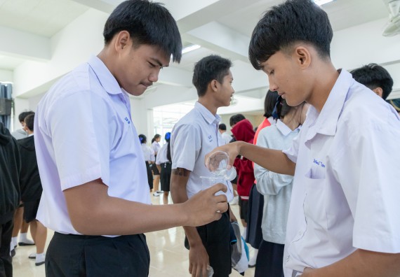 ภาพกิจกรรม  คณะวิทยาศาสตร์และเทคโนโลยี มหาวิทยาลัยราชภัฏกำแพงเพชร จัดกิจกรรมค่ายวิชาการเพื่อพัฒนากำลังคนด้านวิทยาศาสตร์และเทคโนโลยี ปีการศึกษา 2567  โรงเรียนหนองกองพิทยาคม