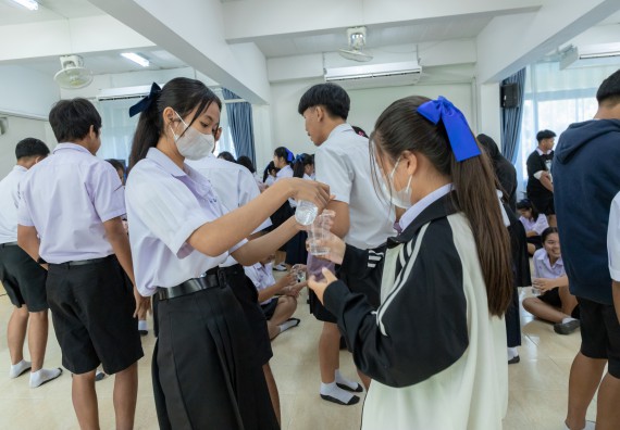 ภาพกิจกรรม  คณะวิทยาศาสตร์และเทคโนโลยี มหาวิทยาลัยราชภัฏกำแพงเพชร จัดกิจกรรมค่ายวิชาการเพื่อพัฒนากำลังคนด้านวิทยาศาสตร์และเทคโนโลยี ปีการศึกษา 2567  โรงเรียนหนองกองพิทยาคม