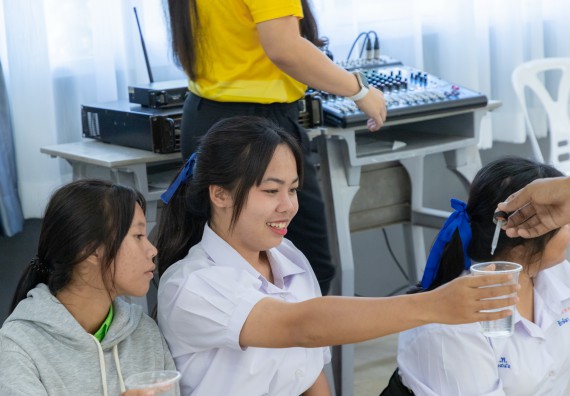 ภาพกิจกรรม  คณะวิทยาศาสตร์และเทคโนโลยี มหาวิทยาลัยราชภัฏกำแพงเพชร จัดกิจกรรมค่ายวิชาการเพื่อพัฒนากำลังคนด้านวิทยาศาสตร์และเทคโนโลยี ปีการศึกษา 2567  โรงเรียนหนองกองพิทยาคม