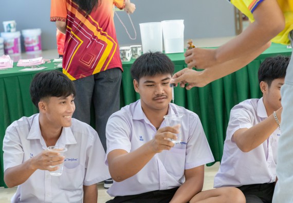 ภาพกิจกรรม  คณะวิทยาศาสตร์และเทคโนโลยี มหาวิทยาลัยราชภัฏกำแพงเพชร จัดกิจกรรมค่ายวิชาการเพื่อพัฒนากำลังคนด้านวิทยาศาสตร์และเทคโนโลยี ปีการศึกษา 2567  โรงเรียนหนองกองพิทยาคม