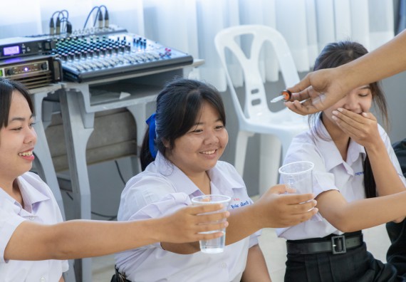 ภาพกิจกรรม  คณะวิทยาศาสตร์และเทคโนโลยี มหาวิทยาลัยราชภัฏกำแพงเพชร จัดกิจกรรมค่ายวิชาการเพื่อพัฒนากำลังคนด้านวิทยาศาสตร์และเทคโนโลยี ปีการศึกษา 2567  โรงเรียนหนองกองพิทยาคม