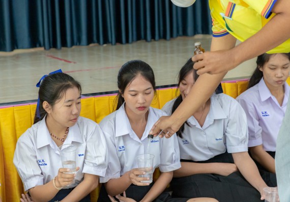 ภาพกิจกรรม  คณะวิทยาศาสตร์และเทคโนโลยี มหาวิทยาลัยราชภัฏกำแพงเพชร จัดกิจกรรมค่ายวิชาการเพื่อพัฒนากำลังคนด้านวิทยาศาสตร์และเทคโนโลยี ปีการศึกษา 2567  โรงเรียนหนองกองพิทยาคม