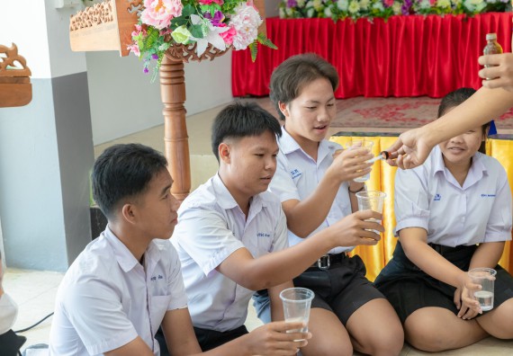 ภาพกิจกรรม  คณะวิทยาศาสตร์และเทคโนโลยี มหาวิทยาลัยราชภัฏกำแพงเพชร จัดกิจกรรมค่ายวิชาการเพื่อพัฒนากำลังคนด้านวิทยาศาสตร์และเทคโนโลยี ปีการศึกษา 2567  โรงเรียนหนองกองพิทยาคม