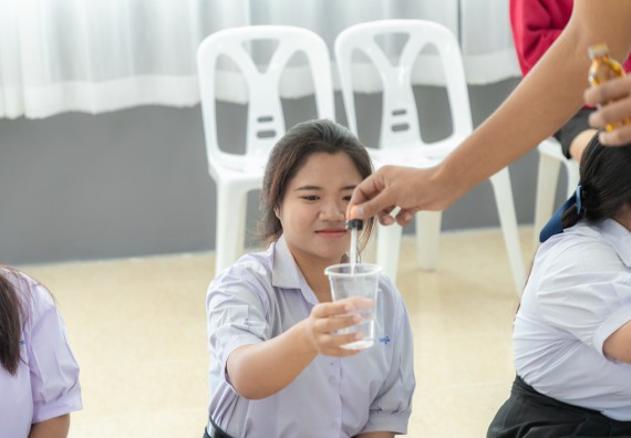 ภาพกิจกรรม  คณะวิทยาศาสตร์และเทคโนโลยี มหาวิทยาลัยราชภัฏกำแพงเพชร จัดกิจกรรมค่ายวิชาการเพื่อพัฒนากำลังคนด้านวิทยาศาสตร์และเทคโนโลยี ปีการศึกษา 2567  โรงเรียนหนองกองพิทยาคม