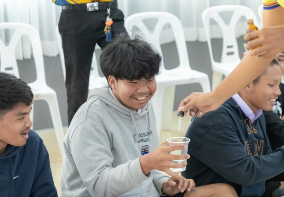 ภาพกิจกรรม  คณะวิทยาศาสตร์และเทคโนโลยี มหาวิทยาลัยราชภัฏกำแพงเพชร จัดกิจกรรมค่ายวิชาการเพื่อพัฒนากำลังคนด้านวิทยาศาสตร์และเทคโนโลยี ปีการศึกษา 2567  โรงเรียนหนองกองพิทยาคม