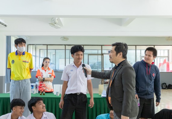 ภาพกิจกรรม  คณะวิทยาศาสตร์และเทคโนโลยี มหาวิทยาลัยราชภัฏกำแพงเพชร จัดกิจกรรมค่ายวิชาการเพื่อพัฒนากำลังคนด้านวิทยาศาสตร์และเทคโนโลยี ปีการศึกษา 2567  โรงเรียนหนองกองพิทยาคม