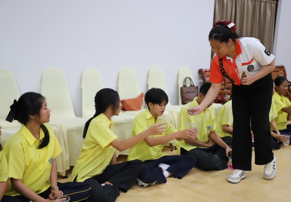 ภาพกิจกรรม  คณะวิทยาศาสตร์และเทคโนโลยี มหาวิทยาลัยราชภัฏกำแพงเพชร จัดกิจกรรมค่ายวิชาการเพื่อพัฒนากำลังคนด้านวิทยาศาสตร์และเทคโนโลยี ปีการศึกษา 2567 โรงเรียนองค์การบริหารส่วนจังหวัดกำแพงเพชร