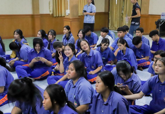 ภาพกิจกรรม  คณะวิทยาศาสตร์และเทคโนโลยี มหาวิทยาลัยราชภัฏกำแพงเพชร จัดกิจกรรมค่ายวิชาการเพื่อพัฒนากำลังคนด้านวิทยาศาสตร์และเทคโนโลยี ปีการศึกษา 2567 โรงเรียนไทรงามพิทยาคม