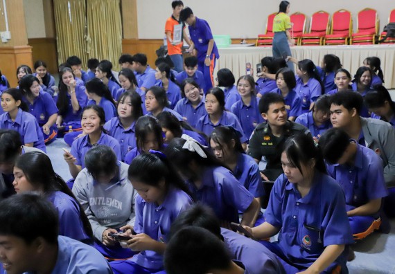 ภาพกิจกรรม  คณะวิทยาศาสตร์และเทคโนโลยี มหาวิทยาลัยราชภัฏกำแพงเพชร จัดกิจกรรมค่ายวิชาการเพื่อพัฒนากำลังคนด้านวิทยาศาสตร์และเทคโนโลยี ปีการศึกษา 2567 โรงเรียนไทรงามพิทยาคม