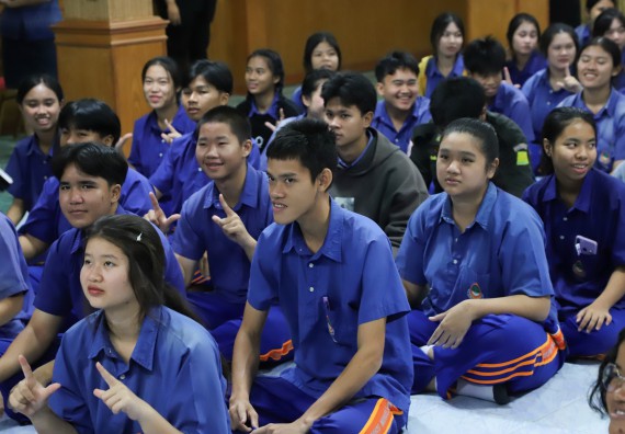 ภาพกิจกรรม  คณะวิทยาศาสตร์และเทคโนโลยี มหาวิทยาลัยราชภัฏกำแพงเพชร จัดกิจกรรมค่ายวิชาการเพื่อพัฒนากำลังคนด้านวิทยาศาสตร์และเทคโนโลยี ปีการศึกษา 2567 โรงเรียนไทรงามพิทยาคม