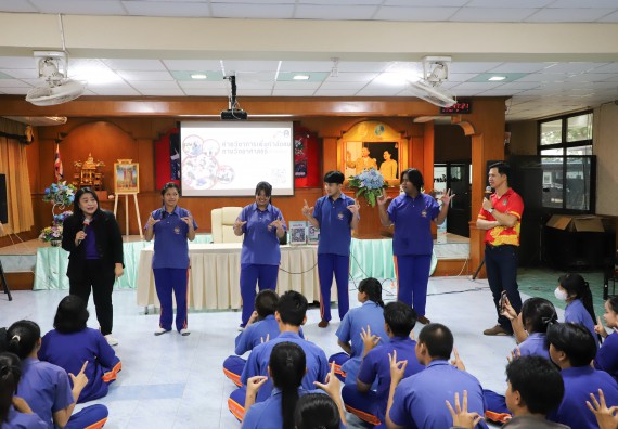 ภาพกิจกรรม  คณะวิทยาศาสตร์และเทคโนโลยี มหาวิทยาลัยราชภัฏกำแพงเพชร จัดกิจกรรมค่ายวิชาการเพื่อพัฒนากำลังคนด้านวิทยาศาสตร์และเทคโนโลยี ปีการศึกษา 2567 โรงเรียนไทรงามพิทยาคม