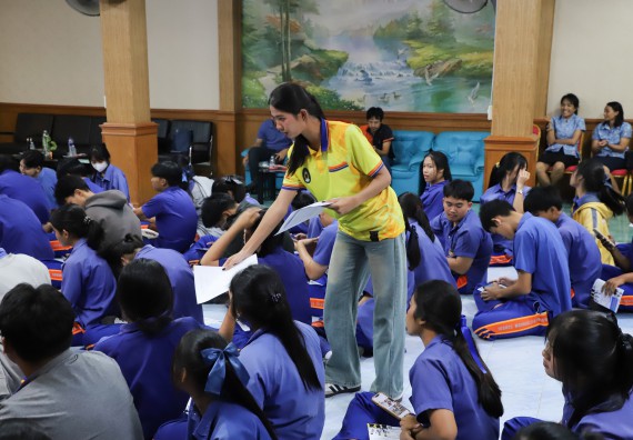 ภาพกิจกรรม  คณะวิทยาศาสตร์และเทคโนโลยี มหาวิทยาลัยราชภัฏกำแพงเพชร จัดกิจกรรมค่ายวิชาการเพื่อพัฒนากำลังคนด้านวิทยาศาสตร์และเทคโนโลยี ปีการศึกษา 2567 โรงเรียนไทรงามพิทยาคม