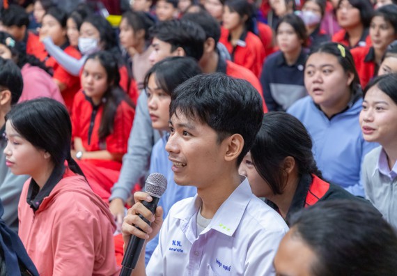 ภาพกิจกรรม  คณะวิทยาศาสตร์และเทคโนโลยี มหาวิทยาลัยราชภัฏกำแพงเพชร จัดกิจกรรมค่ายวิชาการเพื่อพัฒนากำลังคนด้านวิทยาศาสตร์และเทคโนโลยี ปีการศึกษา 2567 โรงเรียนพรานกระต่ายพิทยาคม