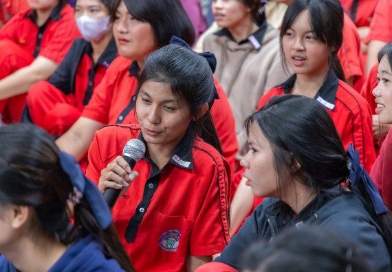 ภาพกิจกรรม  คณะวิทยาศาสตร์และเทคโนโลยี มหาวิทยาลัยราชภัฏกำแพงเพชร จัดกิจกรรมค่ายวิชาการเพื่อพัฒนากำลังคนด้านวิทยาศาสตร์และเทคโนโลยี ปีการศึกษา 2567 โรงเรียนพรานกระต่ายพิทยาคม