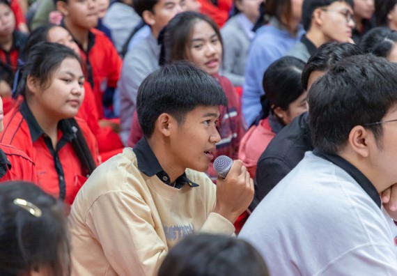 ภาพกิจกรรม  คณะวิทยาศาสตร์และเทคโนโลยี มหาวิทยาลัยราชภัฏกำแพงเพชร จัดกิจกรรมค่ายวิชาการเพื่อพัฒนากำลังคนด้านวิทยาศาสตร์และเทคโนโลยี ปีการศึกษา 2567 โรงเรียนพรานกระต่ายพิทยาคม