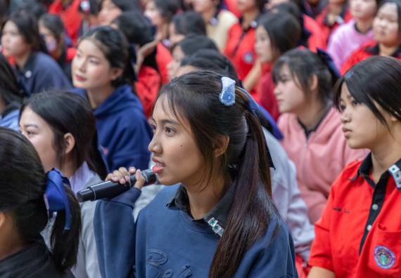 ภาพกิจกรรม  คณะวิทยาศาสตร์และเทคโนโลยี มหาวิทยาลัยราชภัฏกำแพงเพชร จัดกิจกรรมค่ายวิชาการเพื่อพัฒนากำลังคนด้านวิทยาศาสตร์และเทคโนโลยี ปีการศึกษา 2567 โรงเรียนพรานกระต่ายพิทยาคม