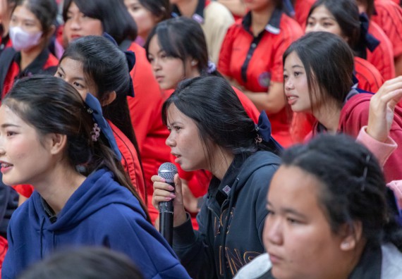 ภาพกิจกรรม  คณะวิทยาศาสตร์และเทคโนโลยี มหาวิทยาลัยราชภัฏกำแพงเพชร จัดกิจกรรมค่ายวิชาการเพื่อพัฒนากำลังคนด้านวิทยาศาสตร์และเทคโนโลยี ปีการศึกษา 2567 โรงเรียนพรานกระต่ายพิทยาคม